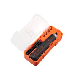 Parafusadeira Black+Decker Push e Go 1/4" 4V Li-Íon com 4 Acessórios - 1
