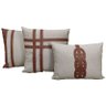 Almofada 55x55 Helen 01 Marrom Couro Natural Toque de Arte 4673.4.55x55 - 3