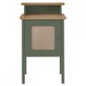 Mesa de Canto Charlotte 1 Porta Menta/Off White - Artely Móveis - 3