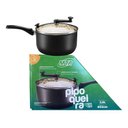 Ver imagem 3 de Pipoqueira Antiaderente em Alumínio Tvt 3,6 Litros Preto Mta