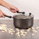 Ver imagem 6 de Pipoqueira Antiaderente em Alumínio Tvt 3,6 Litros Preto Mta