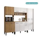 Ver imagem 3 de Armário de Cozinha Compacta Arizona Nice Carraro Carvalho com Branco