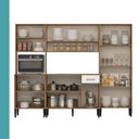 Ver imagem 6 de Armário de Cozinha Compacta Arizona Nice Carraro Carvalho com Branco