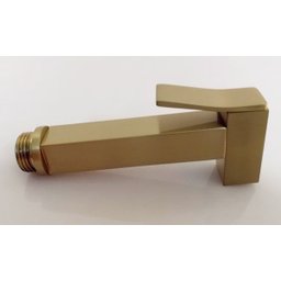 Ducha Higiênica Dourado Escovado Completa Banheiro Lavabo - 5