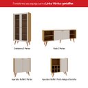 Ver imagem 7 de Estante Livreiro 2 Portas Vértice Cinamomo/branco