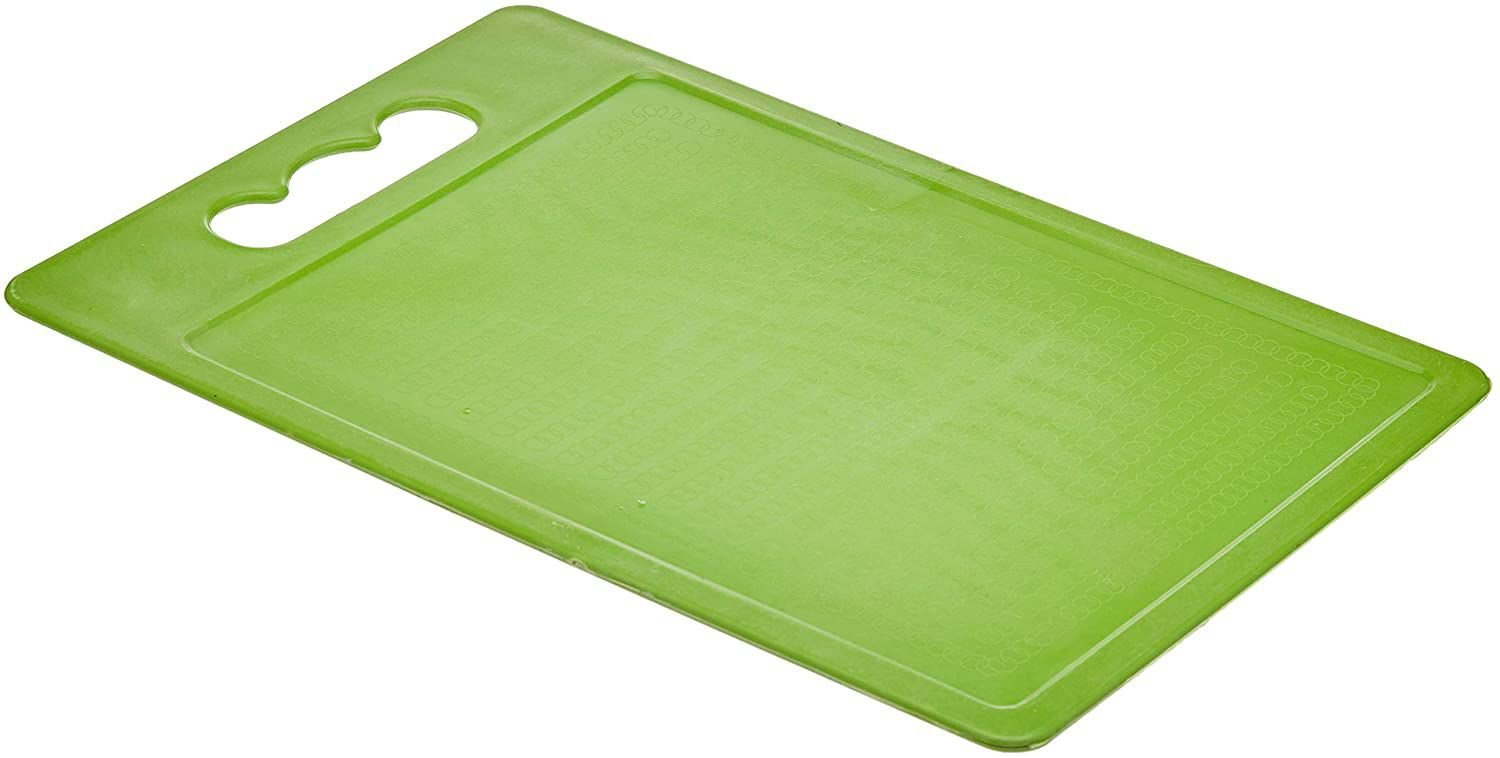 Tábua Culinária em Plástico Verde Para Cozinha Decor 29x19cm