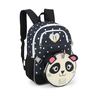 Kit Mochila Costas Infantil 4 Peças Pandinha/ Panda Escolar:preto - 2