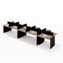 Ver imagem 2 de Mesa para Escritório Compartilhado 10 Lugares - 4,50x1,20 Atacadão Moveis Escritório