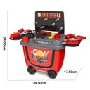 Ver imagem 6 de Brinquedo Maleta Ferramenta Bancada Infantil Carrinho 2 em 1