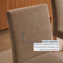 Ver imagem 5 de Conjunto Sala de Jantar 4 Lugares 120x80cm Mesa Carol e Cadeiras Espanha Cinamomo