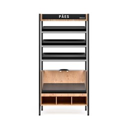 Prateleira para Pães Mppa100 Gelopar Balcão Auto Atendimento Preto 220v - 1