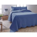 Ver imagem 1 de Kit Colcha Jolitex Casal Dyuri Ultrassonic Dupla Face Azul