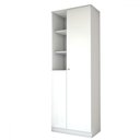 Ver imagem 4 de Sapateira Safira 2 Portas 8 Prateleiras Branco - Panorama Móveis