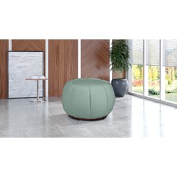 Puff Concha 60cm Veludo: Acqua - 2