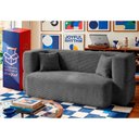 Ver imagem 1 de Sofá Cama Nômade 1,88m Xpand Tech Tecido Velourê Cinza Escuro Cama Inbox