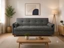 Ver imagem 1 de Sofa Iris 2.10 Bau e Cama Nobly Linho Cinza