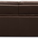 Ver imagem 5 de Sofá Retrátil Reclinável para Sala 3 Lugares 230cm Bryant L06 Couro Marrom - Lyam Decor