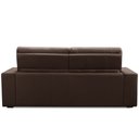 Ver imagem 4 de Sofá Retrátil Reclinável para Sala 3 Lugares 230cm Bryant L06 Couro Marrom - Lyam Decor