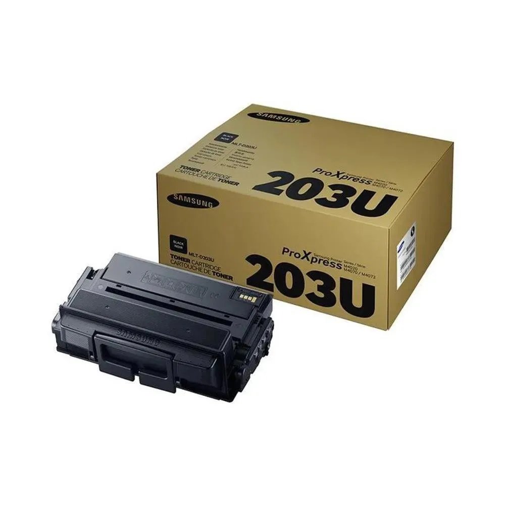 Cartucho de Toner Original Samsung Mlt-d203u 203u D203 Preto Laser