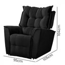 Ver imagem 7 de Poltrona Reclinavel do Papai para Sala King Tecido Veludo