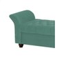 Recamier Divã Morabe P04 195 cm Suede Turquesa TCA 946 - Amarena Móveis - 6