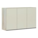 Ver imagem 1 de Armário Para Cozinha 120cm 3 Portas Lis Legno Crema C/Kash