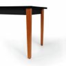 Mesa de Jantar Retangular LUIZA - MadeDecor:Amadeirado/Preto/135cm - 3