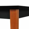 Mesa de Jantar Retangular LUIZA - MadeDecor:Amadeirado/Preto/135cm - 2