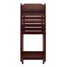 Mesa de Jantar Madeira Maciça Dobravel Premium 120x70 4 Cadeiras - Imbuia - 5