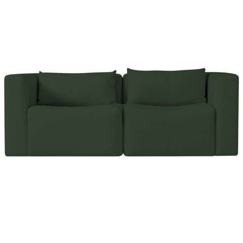 Sofá 2 Lugares Billy 150cm Orgânico Luxo Recepção Linho