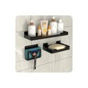 Ver imagem 4 de Kit de Acessórios para Banheiro 7 Peças Preto F.elg