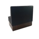 Ver imagem 3 de Sofá Booth Slim 1,20m Estofado D28 para Bares e Restaurantes - Liso Preto