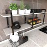Prateleira Industrial para Cozinha - Nicho Branco - Suporte Moderno Suspenso - 3