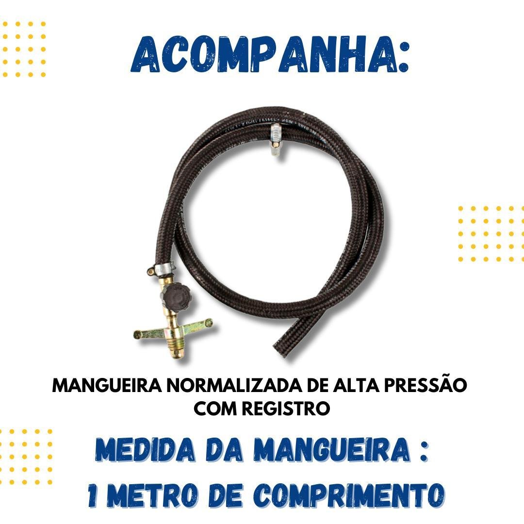 Fogão Industrial Grande 4 Bocas Alta Pressão Roa Mangueira - 7