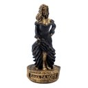 Ver imagem 1 de Escultura Dama da Noite Preta Vintage em Resina 10 Cm