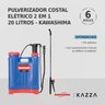 Pulverizador Costal Elétrico 2 em 1 Pem P20 20l - Kawashima - 2