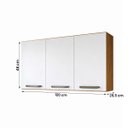 Ver imagem 2 de Armário Aéreo Pop 120cm com 3 Portas