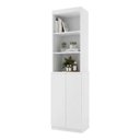 Ver imagem 6 de Estante Armario Organizador Multiuso Malmo 2 Portas Branco