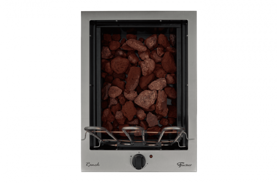 Churrasqueira Cooktop Fischer Elétrica com Pedra Vulcânica Pedra Vulcanica 220v - 3