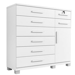Cômoda New Vitoria Com Porta e 8 Gavetas MDP - 2