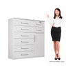 Cômoda New Vitoria Com Porta e 8 Gavetas MDP - 4