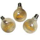 Ver imagem 2 de Lampada Led Vintage Love Dream Home Mensagem 4w Kit 3 Und Branco Quente Casa Decoraçao Enfeite