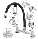 Ver imagem 2 de Torneira Misturador Mesa C/ Saída Universal para Purificador:preto