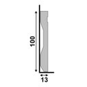 Ver imagem 2 de Rodapé Poliestireno 07cm Lev71 Santa Luzia - 2,4 Metros