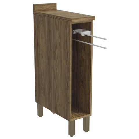 Armário de Cozinha Balcão Toalheiro 20cm com Tampo e Pés M620 Botanic Kappesberg