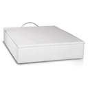 Ver imagem 5 de Cama Box Baú Solteiro Universal Courano White (88x188x35) - Ortobom