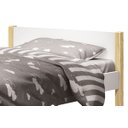 Ver imagem 4 de Cama Babá Solteiro Simba Branco Fosco com Natural - MoveisAqui