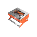 Ver imagem 1 de Churrasqueira a Gas Dxx200 Dinoxx Grelha Uruguaia - Gás Glp - Laranja