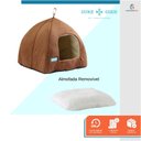 Ver imagem 3 de Cama Casa Toca Iglu Tenda Caminha Cabana para Cachorros e Ga