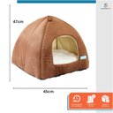 Ver imagem 4 de Cama Casa Toca Iglu Tenda Caminha Cabana para Cachorros e Ga